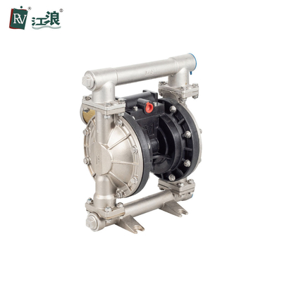 Pompes à double diaphragme à propulsion aérienne en acier inoxydable à débit de 468 lpm de qualité industrielle