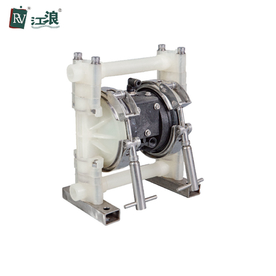 3/8&quot; pompe actionnée par air en plastique de pompe à diaphragme de basse pression pour l'acide