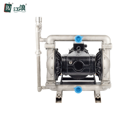 La double huile usagée électrique de pompe à diaphragme 316 d'acier inoxydable a actionné 1,5"