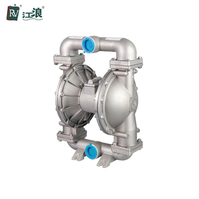 2&quot; pleine double pompe à diaphragme d'acier inoxydable pour l'industrie chimique acide
