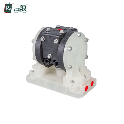PVDF transfert pneumatique de lotion d'huile de l'eau de pompe à diaphragme de basse pression de 1/4 pouce