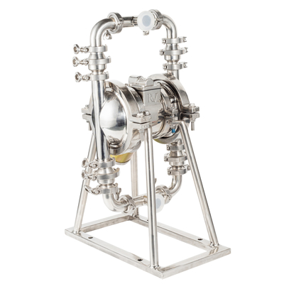 Pompes à double diaphragme en acier inoxydable à propulsion aérienne 1 pouce avec une grande durabilité