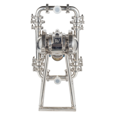 Pompe à double diaphragme en acier inoxydable à propulsion aérienne 1 pouce avec une pompe de qualité alimentaire de haute durabilité
