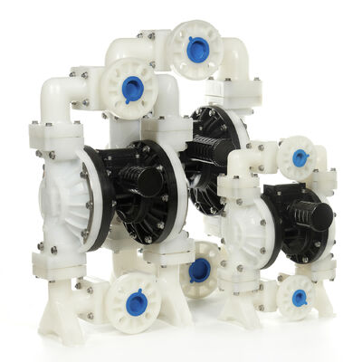 Pompes pneumatiques à double diaphragme à 120 psi, pression maximale de 40 gpm, débit et diaphragme en PTFE