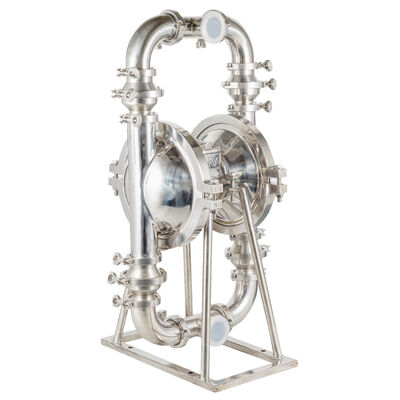 Pompe pneumatique à membrane haute pression 120 psi avec diaphragme en PTFE et débit maximal de 150 gpm pour applications industrielles