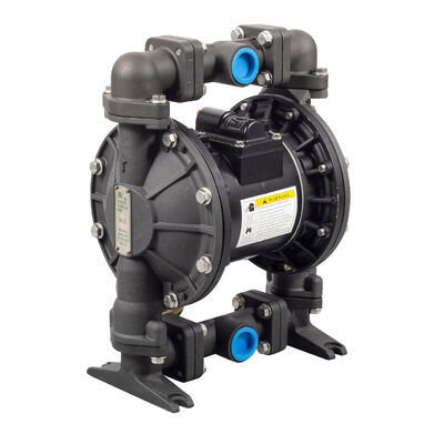 Pompes à diaphragme à air avec pression maximale de 120 psi, débit maximal de 90 gpm et diaphragme en PTFE pour particules solides liquides