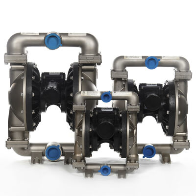 Pompe à membrane pneumatique de 2 pouces résistante aux acides 120 psi pour le traitement des produits chimiques et des eaux usées