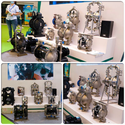 Pompe à membrane double pneumatique en PP de 1/4 pouce avec débit de 17 L/M