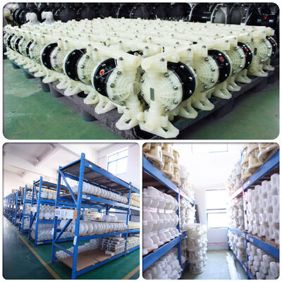 Pompes à diaphragme pneumatique de nouvelle conception avec débit de 340L/M et garantie d'un an pour un usage industriel