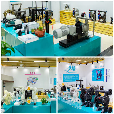 Petite pompe à membrane pneumatique en aluminium avec débit de 57 L/min pour le traitement de l'eau