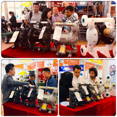 Pompe à membrane pneumatique en aluminium avec débit de 57 L/min pour le traitement de l'eau