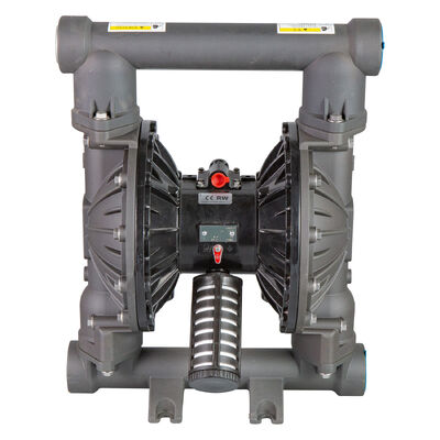 Pompe à membrane pneumatique en aluminium de 2 pouces, à fonctionnement pneumatique, avec un débit de 570 L/min et une pression maximale de 8,4 bars