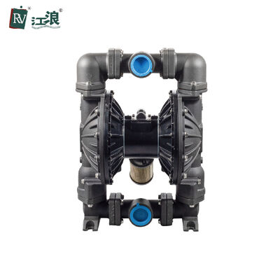 2 " pompe à double diaphragme pneumatique en aluminium 120 psi grand débit pour l'usinage et le traitement des eaux usées