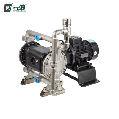 Pompe à diaphragme de double d'air d'EODD 1" électrique entraîné par un moteur électrique acier inoxydable