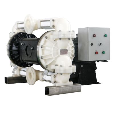 Pompe à diaphragme entraînée par un moteur électrique avec du carburant 5.5KW de pouce PVDF du moteur électrique 3