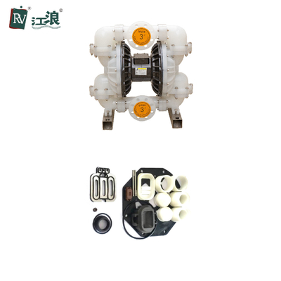 Produit chimique de pompe à diaphragme de polypropylène de 3 pouces avec la connexion de bride