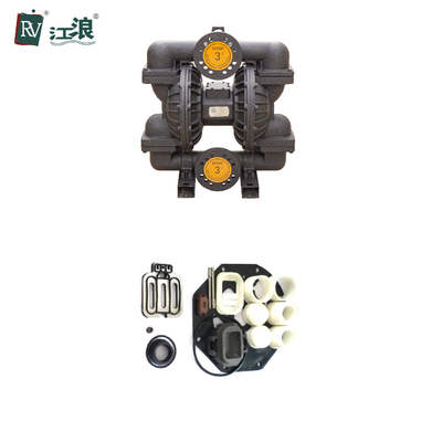 3" pompe à diaphragme pneumatique pour le fer de Douctile de pompe de Santoprene Aodd de barre de l'huile 8