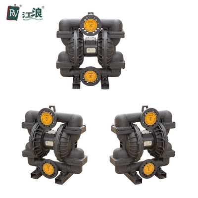 3" pompe à diaphragme pneumatique pour le fer de Douctile de pompe de Santoprene Aodd de barre de l'huile 8