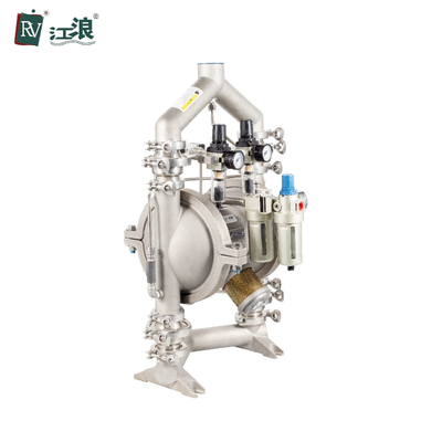 Pompe à diaphragme pneumatique de 1,5 pouces pour le produit chimique de transfert de poudre