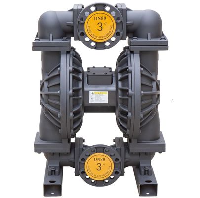 Pompes à diaphragme pneumatique en aluminium personnalisable de 3 pouces pour les applications de transfert de peinture et de presse à filtre